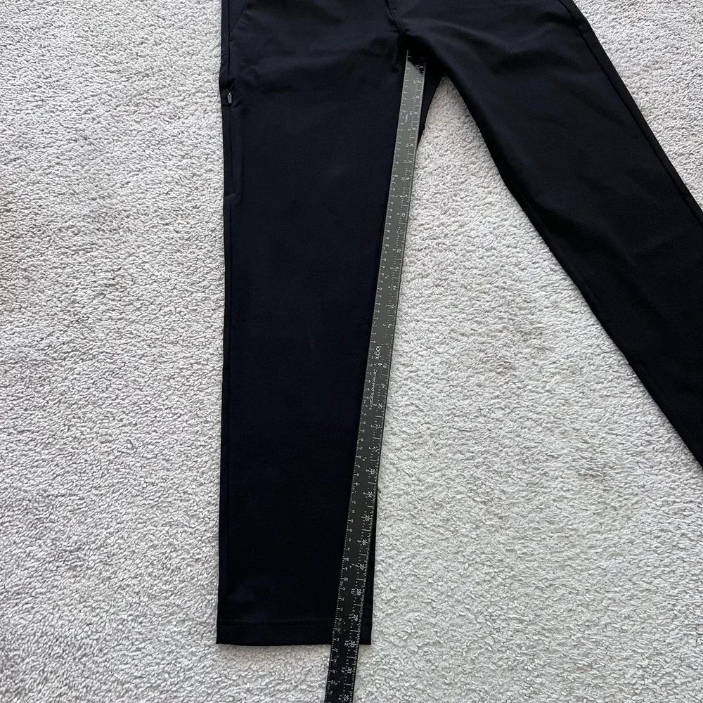 BYLT Premium Basics Everyday Pant 2.0 Pants Mens 33 Black Slim Fit Stretch Chino